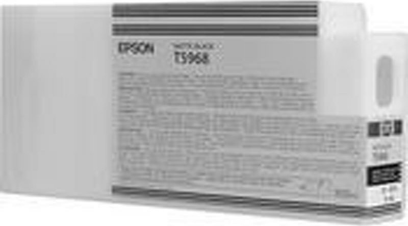 Epson T5968 Γνήσιο Μελάνι Εκτυπωτή InkJet Matte Μαύρο (C13T596800)
