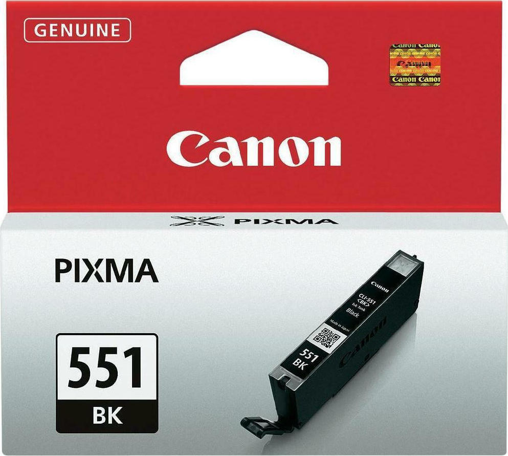 Canon CLI-551 Γνήσιο Μελάνι Εκτυπωτή InkJet Μαύρο (6508B001)