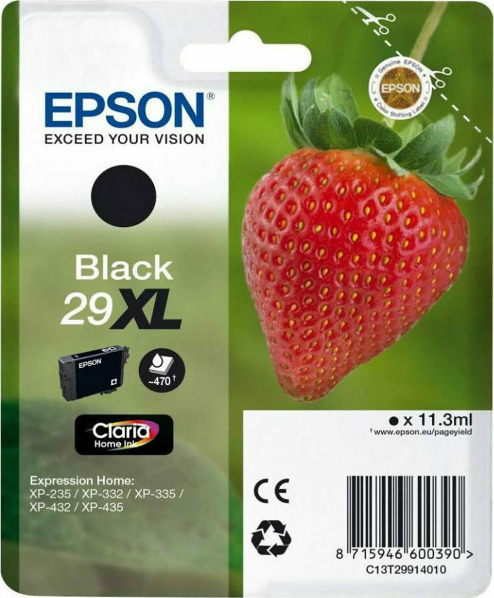 Epson 29XL Γνήσιο Μελάνι Εκτυπωτή InkJet Μαύρο (C13T29914010 C13T29914012)