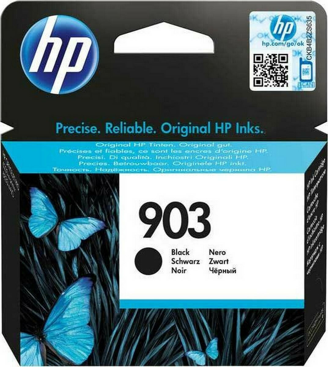 HP 903 Γνήσιο Μελάνι Εκτυπωτή InkJet Μαύρο (T6L99AE)