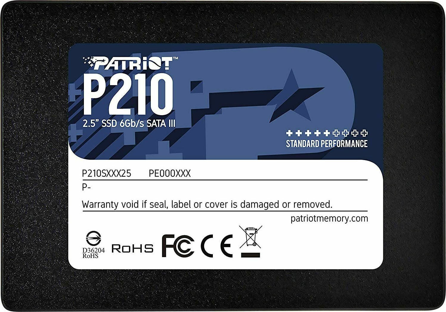 Patriot P210 SSD 512GB 2.5'' SATA III P210S512G25