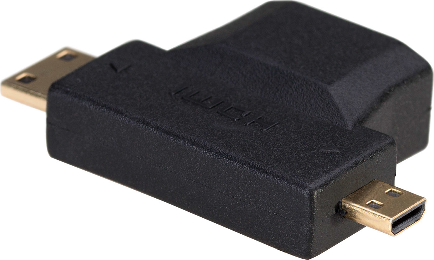 Akyga HDMI female σε micro HDMI / mini HDMI male (AK-AD-23)