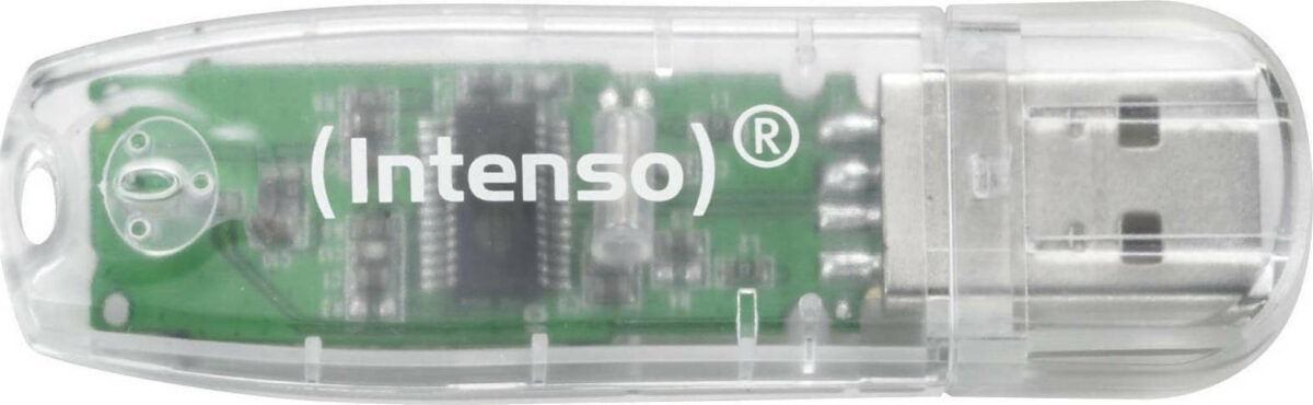 Intenso Rainbow Line 32GB USB 2.0 Γκρι - Image 1