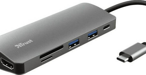 Trust Dalyx 7-in-1 USB-C Docking Station με HDMI 4K PD Ethernet