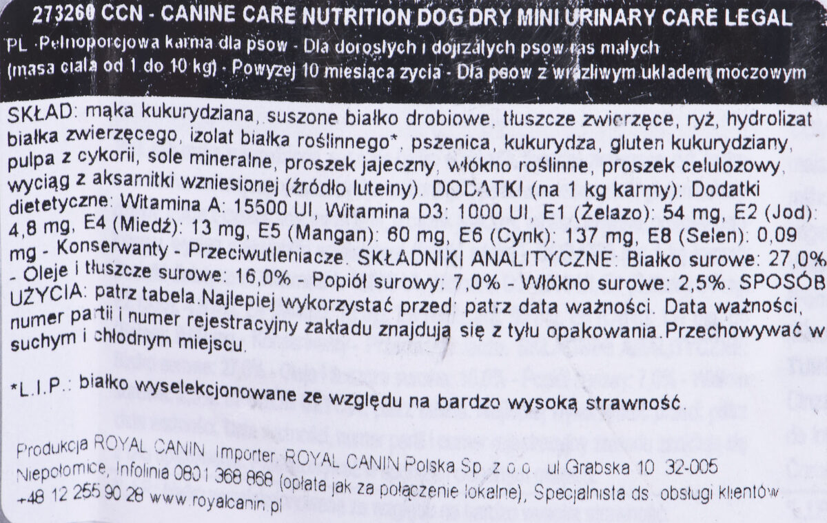 Royal Canin Urinary Care Mini - Image 7