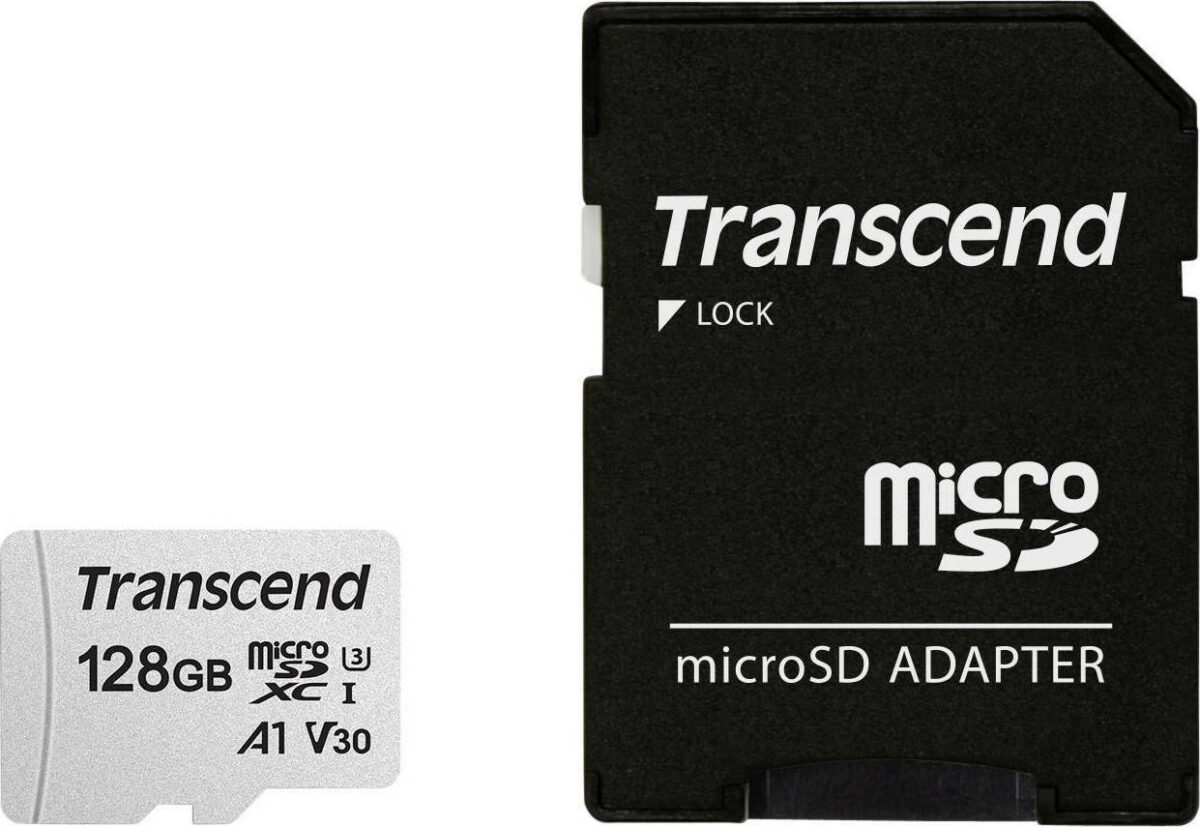 Transcend 300s microSDXC Class 10 U3 V30 A1 UHS-I - Image 1