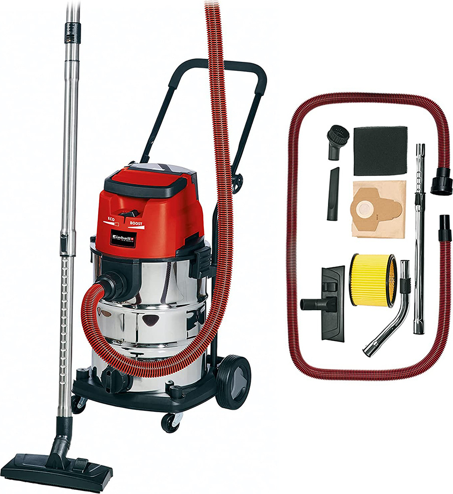 Einhell TE-VC 36/30 Li S Επαναφορτιζόμενη Χωρίς Φορτιστή και Μπαταρία 30lt