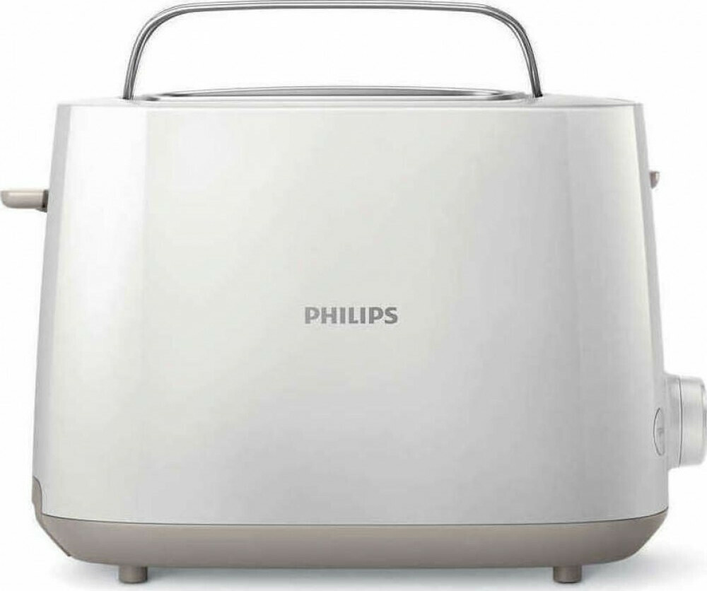 Philips Φρυγανιέρα 2 Θέσεων 830W Λευκή