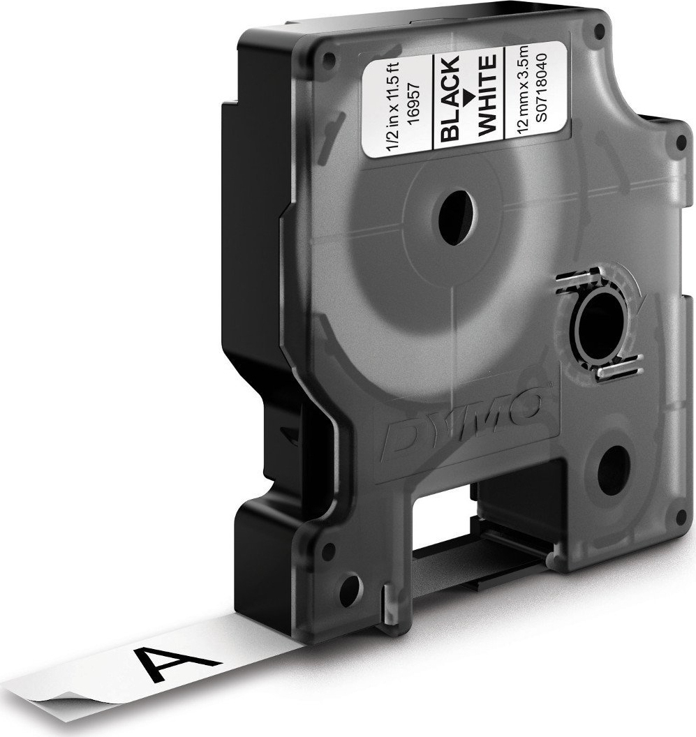 Dymo 16957 Ταινία Ετικετογράφου 3.5m x 12mm σε Λευκό Χρώμα