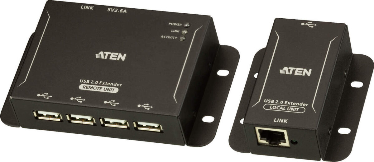 Aten 4-Port USB 2.0 CAT 5 Extender - Image 1