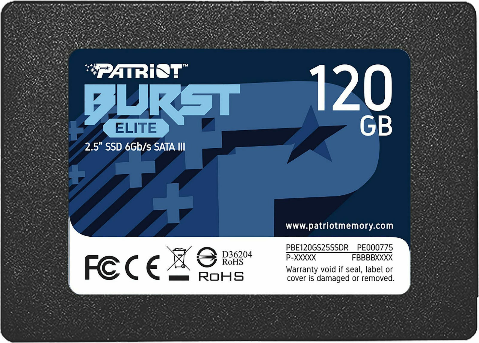 Patriot Burst Elite SSD 120GB 2.5'' SATA III PBE120GS25SSDR