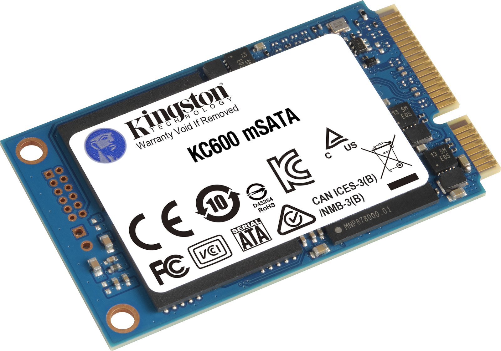 Kingston KC600 SSD 512GB mSATA SATA III SKC600MS/512G