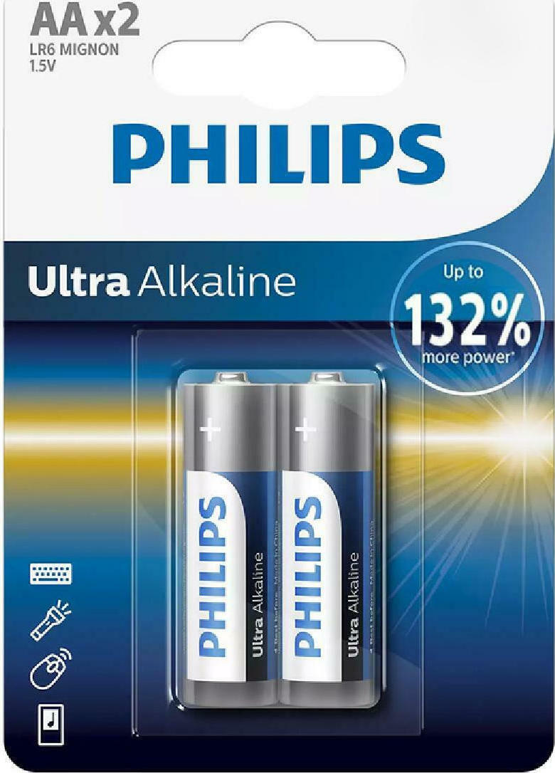Philips Ultra AA 1.5V 2τμχ LR6E2B/10
