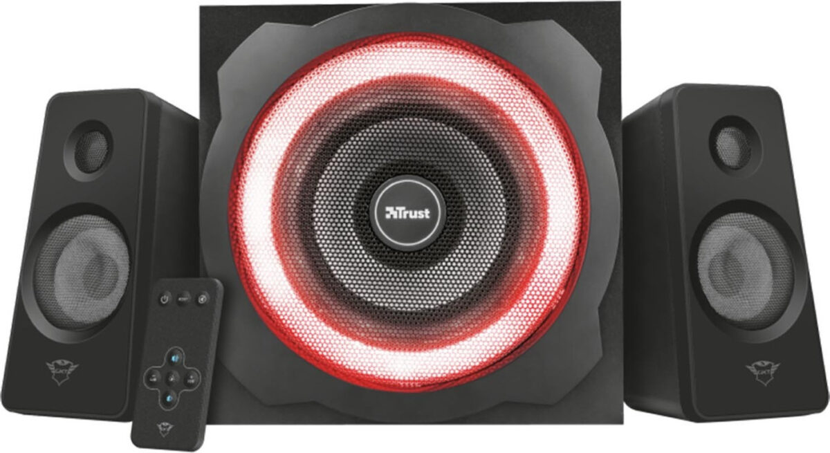 Trust GXT 629 Tytan 2.1 RGB Speaker Set 2.1 με Ισχύ 60W σε Μαύρο Χρώμα - Image 2