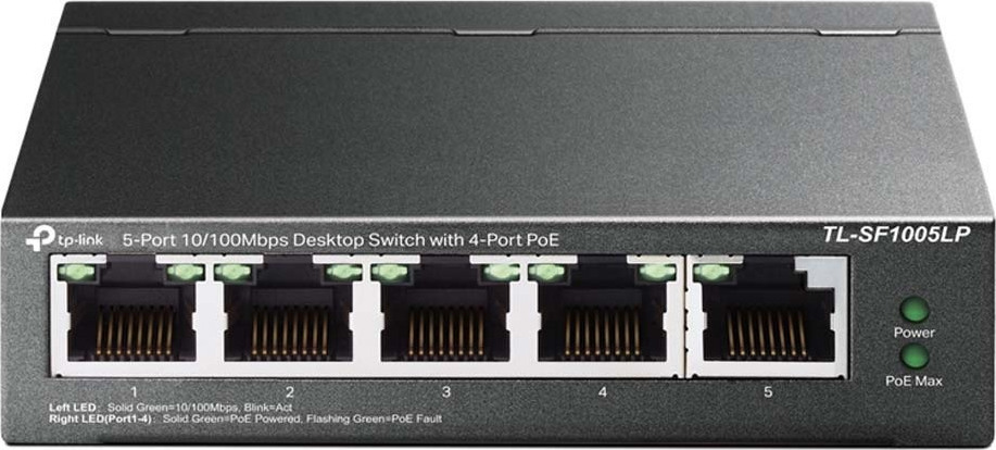 TP-LINK TL-SF1005LP v1 Unmanaged L2 PoE - Image 1
