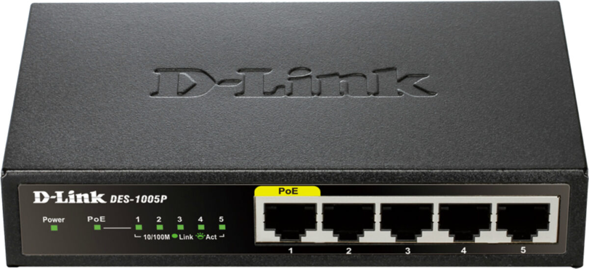 D-Link DES-1005P Unmanaged L2 PoE - Image 1