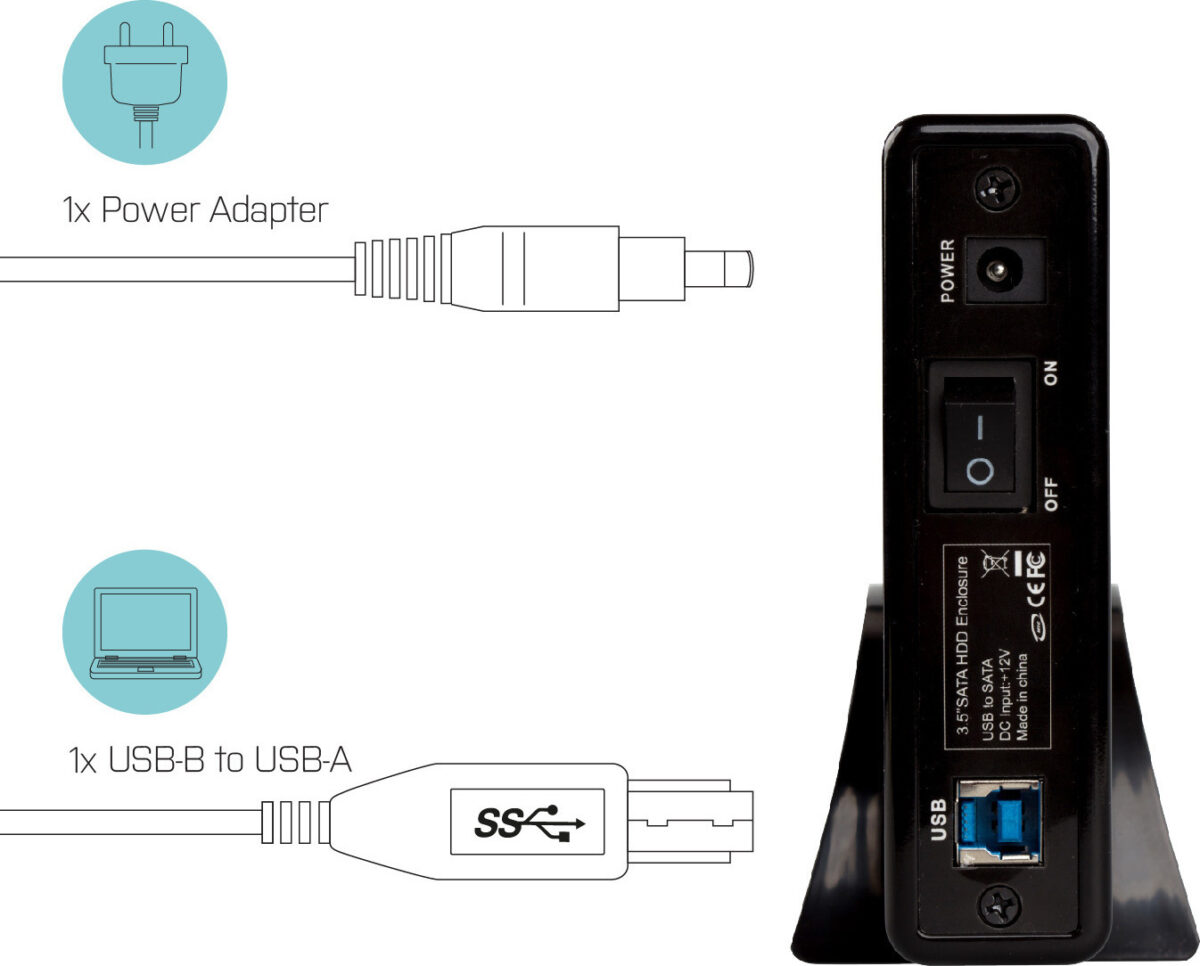 i-tec Mysafe Advanced Θήκη για Σκληρό Δίσκο 3.5" SATA III με σύνδεση USB3.0 - Image 8