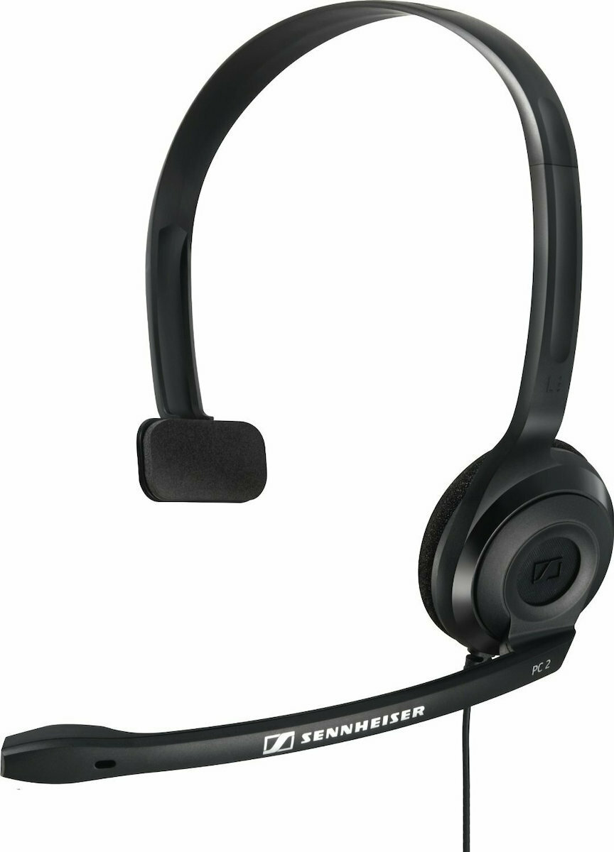 Sennheiser PC 2 On Ear Multimedia Ακουστικά με μικροφωνο και σύνδεση 3.5mm Jack - Image 1