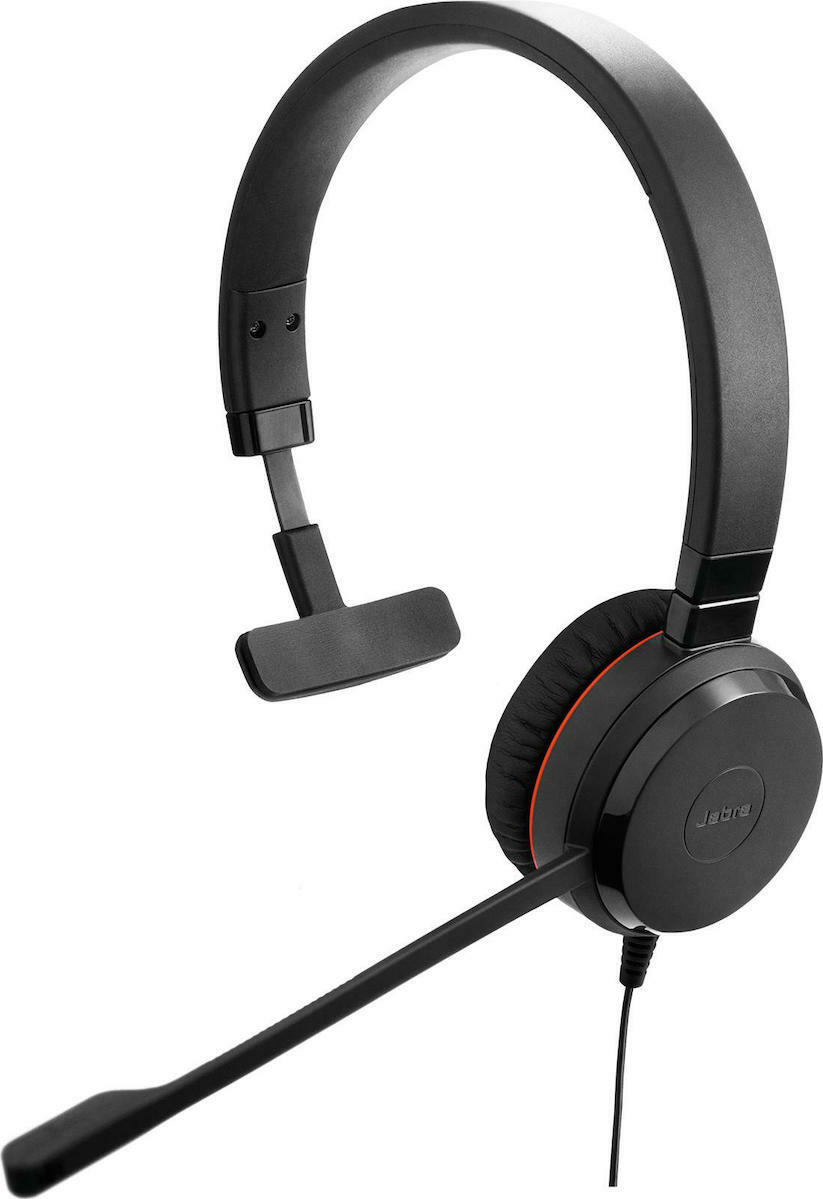 Jabra Evolve 30 II Mono On Ear Multimedia Ακουστικά με μικροφωνο και σύνδεση 3.5mm Jack / USB-A - Image 1