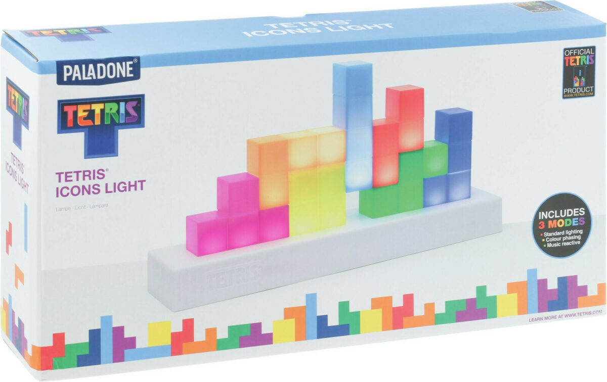 Paladone Παιδικό Διακοσμητικό Φωτιστικό Tetris Icons Πολύχρωμο 30x15cm - Image 7