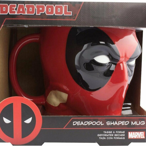Paladone Deadpool Head Shaped Κούπα Κεραμική Κόκκινη 350ml