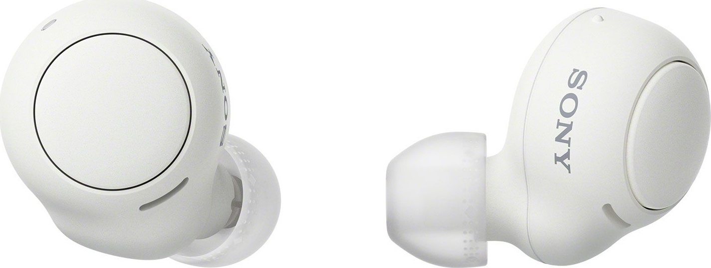Sony WF-C500 In-ear Bluetooth Handsfree Ακουστικά με Αντοχή στον Ιδρώτα και Θήκη Φόρτισης Λευκά
