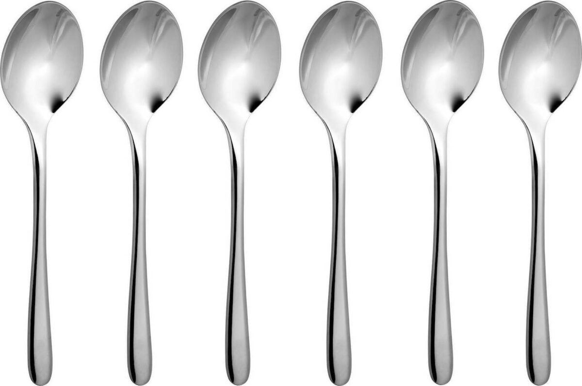 Sambonet Taste Σετ Κουτάλια Γλυκού/Παγωτού Ανοξείδωτα Ασημί 6τμχ - Image 2
