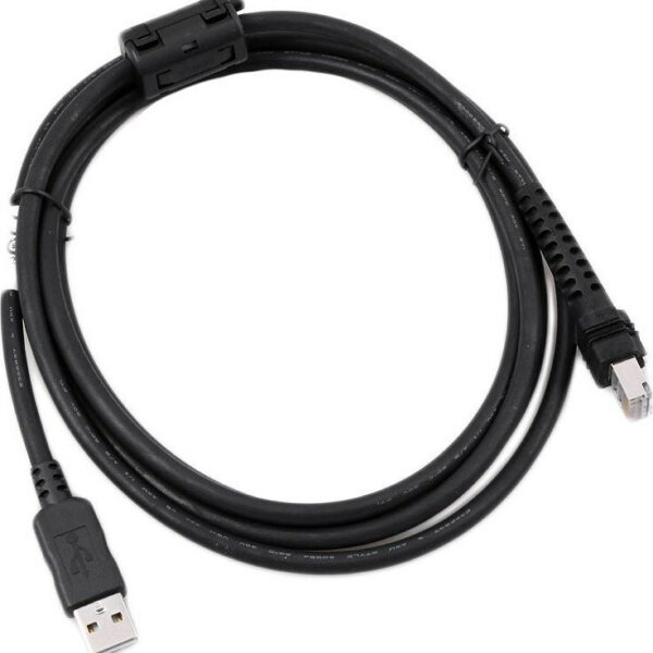 Datalogic USB 2.0 Cable USB-A male - RJ45 Μαύρο 2m (CAB-438)