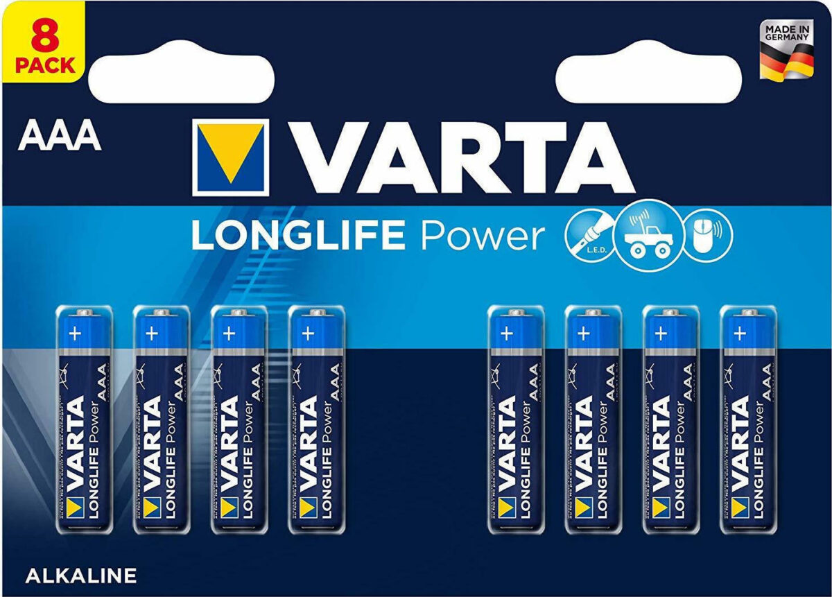 Varta LongLife Power AAA 1.5V 8τμχ 4903121418 - Image 2