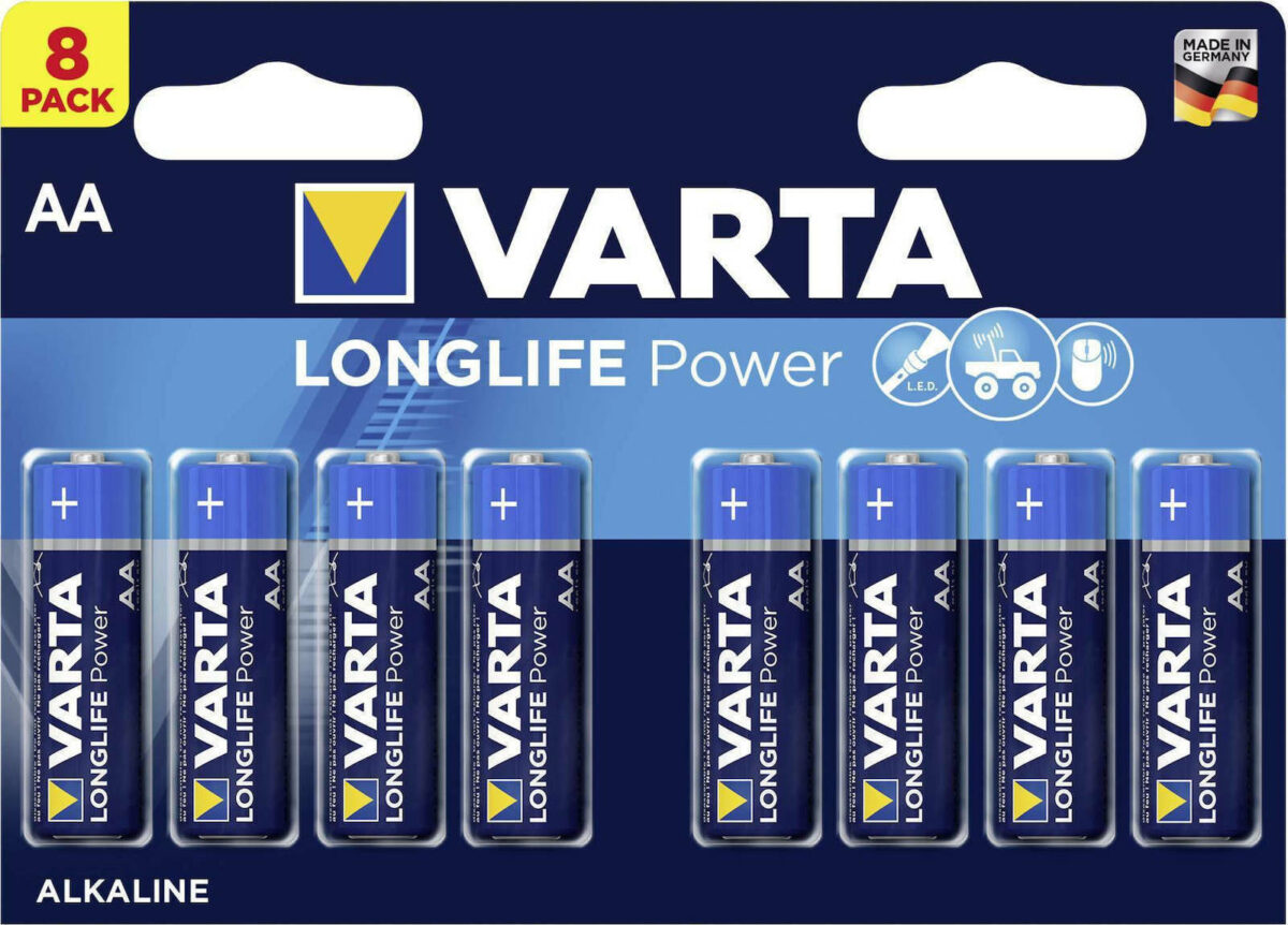 Varta LongLife Power AA 1.5V 8τμχ 04906 - Image 2