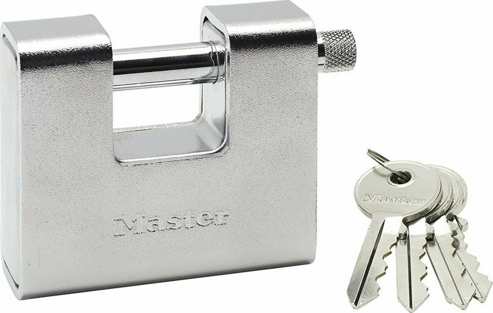 Master Lock 680EURD Ατσάλινο Λουκέτο Τάκου με Κλειδί 80mm