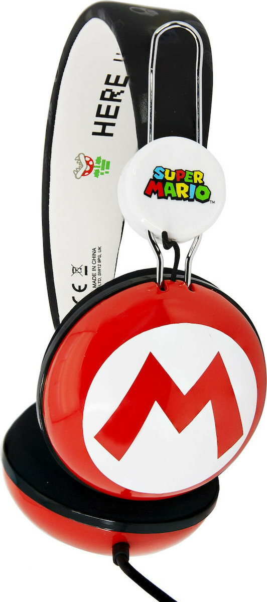 OTL Tween Super Mario Icon Bluetooth / 3.5mm Κόκκινα - Image 1