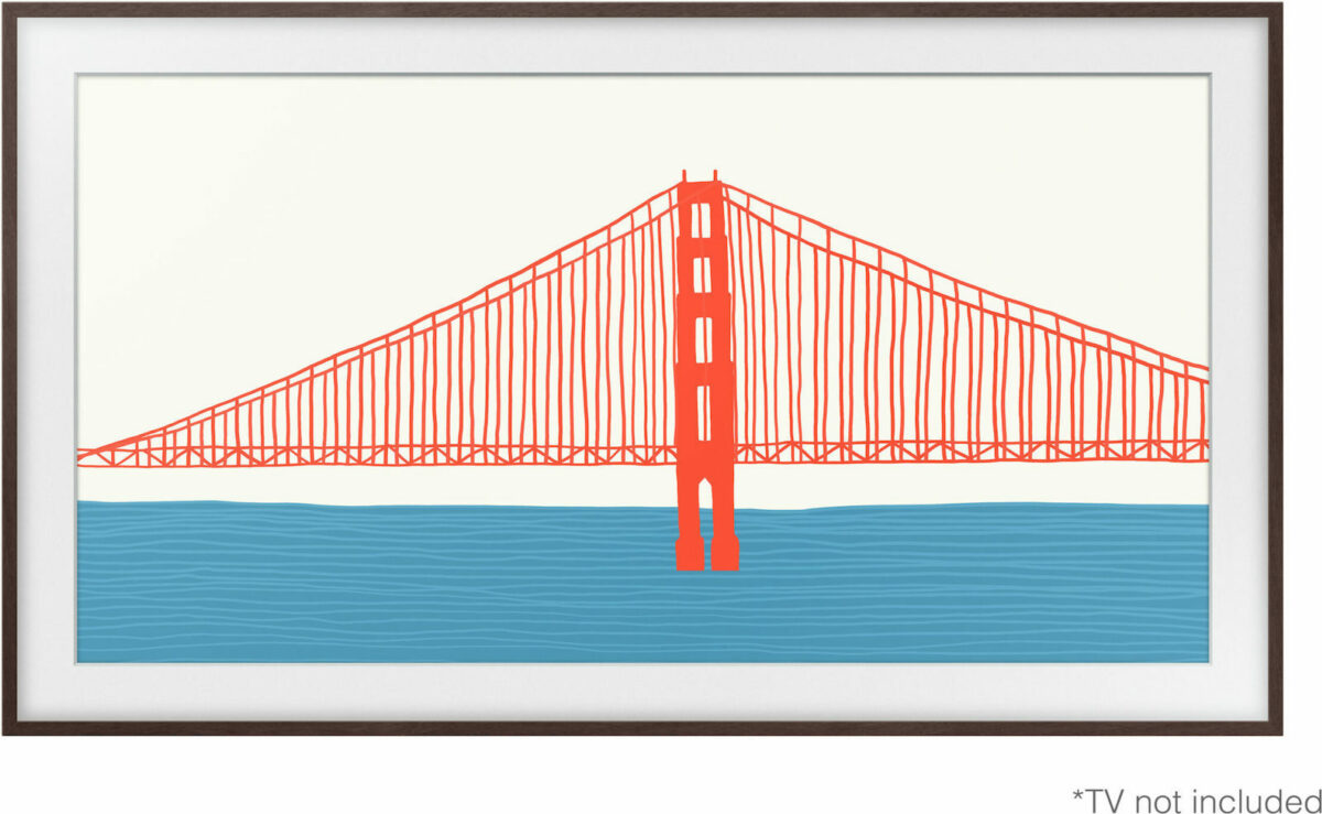 Samsung Frame Modern Brown 43" - Image 3