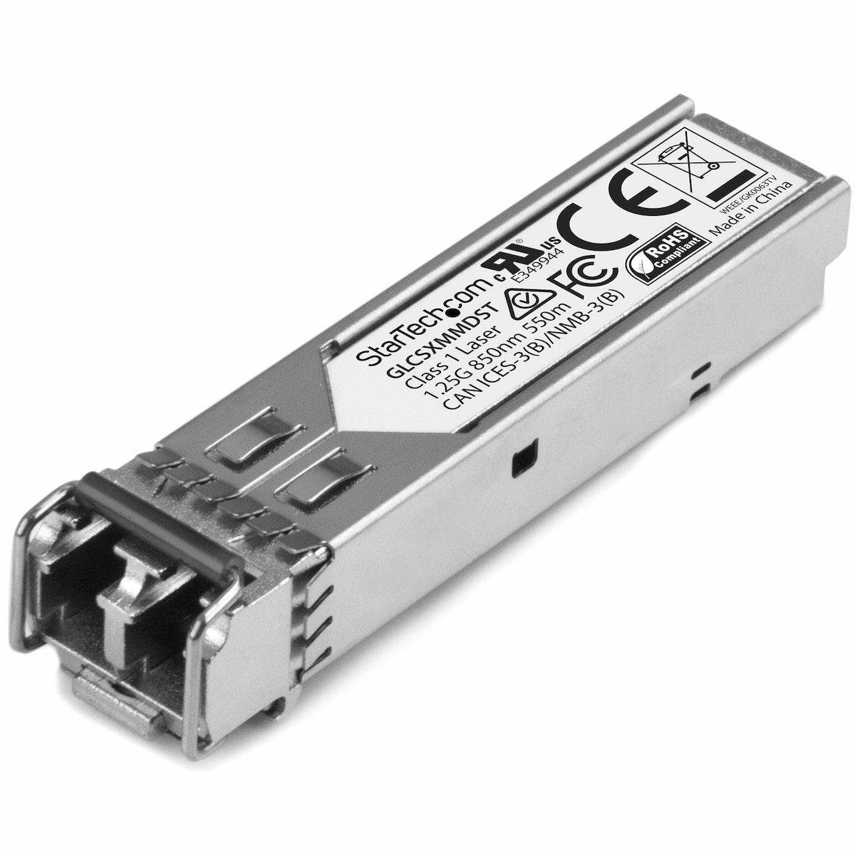 StarTech Cisco GLC-SX-MMD Compatible SFP Module - 1000BASE-SX - 1GbE Multimode Fiber MMF Optic Transceiver - Image 1