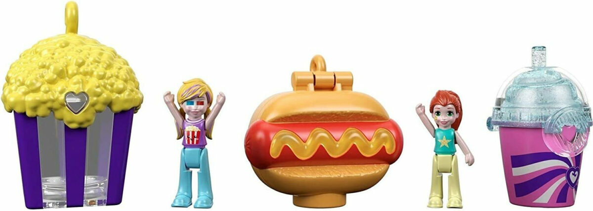 Mattel Παιχνίδι Μινιατούρα Polly Pocket Cinema Pop Corn Set 22.86εκ. - Image 6