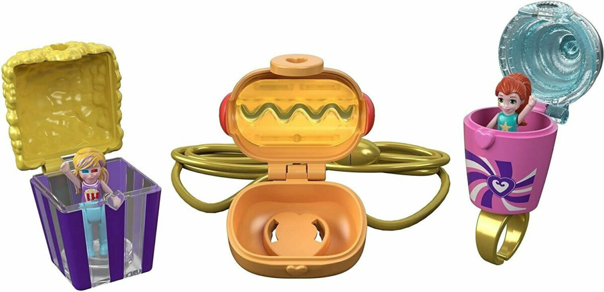 Mattel Παιχνίδι Μινιατούρα Polly Pocket Cinema Pop Corn Set 22.86εκ. - Image 9