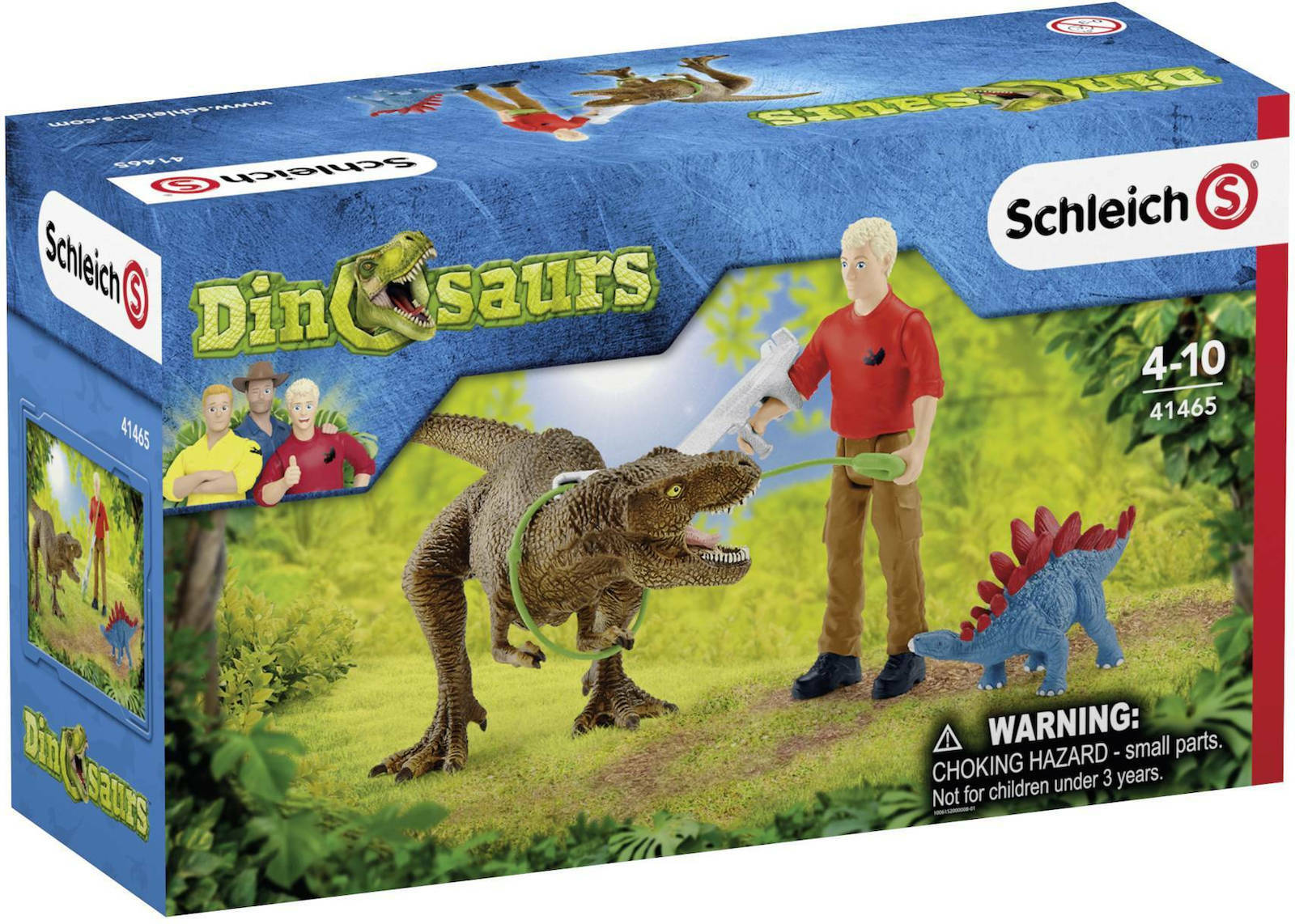Schleich-S Παιχνίδι Μινιατούρα Tyrannosaurus Rex Attack για 4+ Ετών