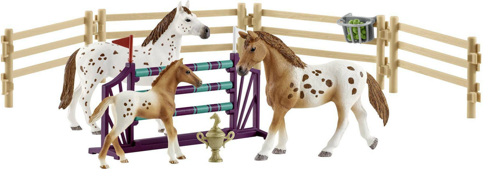 Schleich-S Παιχνίδι Μινιατούρα Σετ Horse Club Lisas Tournament Training για 5-12 Ετών