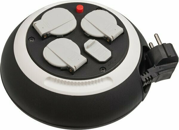 Brennenstuhl Πολύπριζο 3 Θέσεων με 2 USB-A και Καλώδιο 3m