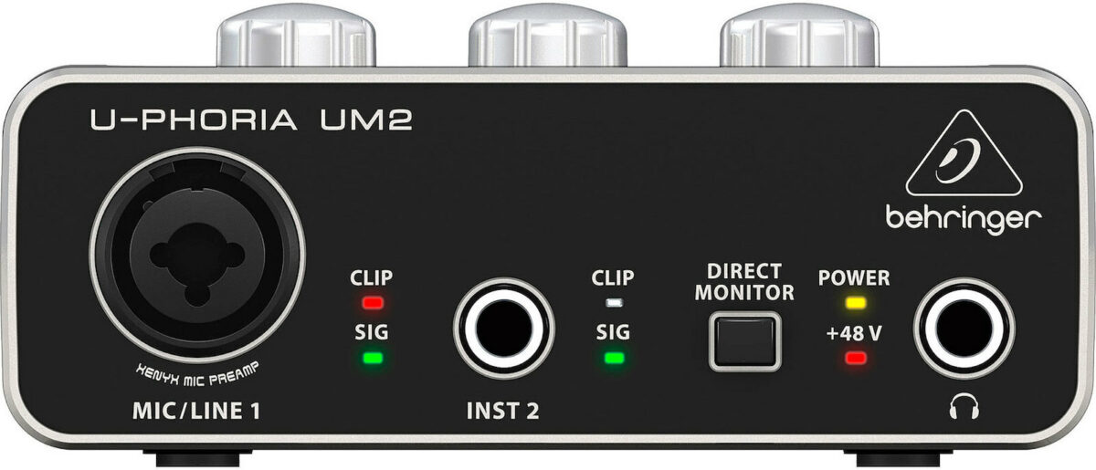 Behringer Εξωτερική Επαγγελματική Κάρτα Ήχου U-PHORIA UM2 Συνδεσιμότητα USB - Image 9