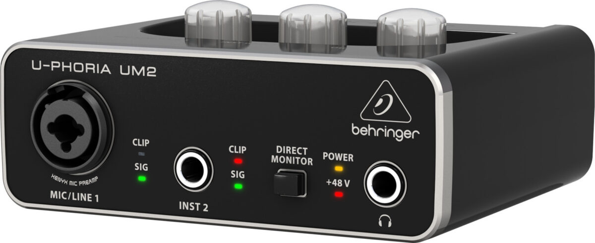 Behringer Εξωτερική Επαγγελματική Κάρτα Ήχου U-PHORIA UM2 Συνδεσιμότητα USB - Image 6