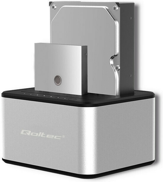 Qoltec 5316 Docking Station για 2 Σκληρούς Δίσκους SATA 3.5" / 2.5" με σύνδεση USB 3.0 (50316)