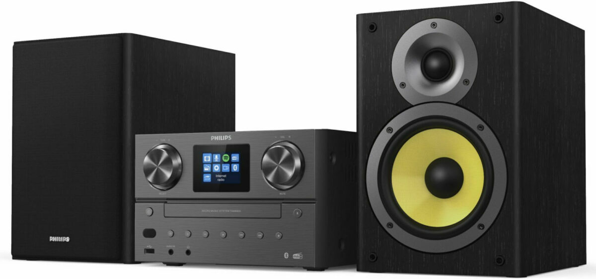 Philips Ηχοσύστημα 2.0 TAM8905 TAM8905/10 100W με CD Player και Bluetooth Μαύρο - Image 3