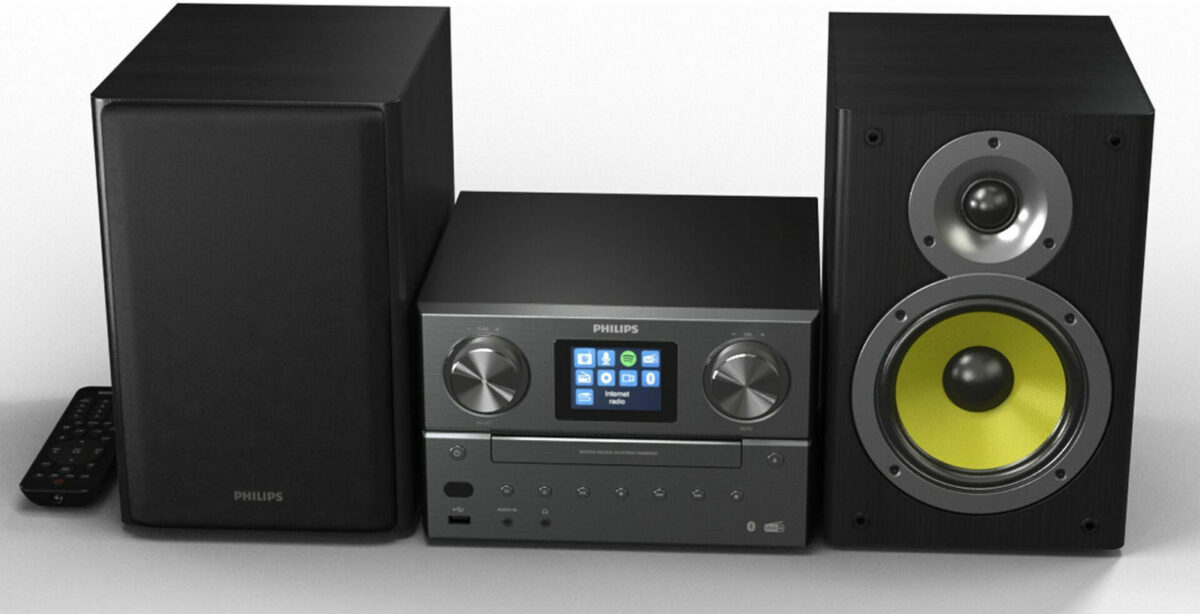 Philips Ηχοσύστημα 2.0 TAM8905 TAM8905/10 100W με CD Player και Bluetooth Μαύρο - Image 4