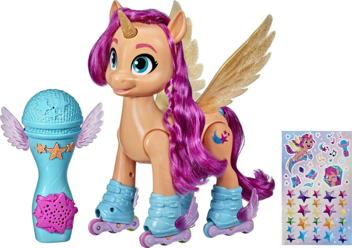 Hasbro Παιχνίδι Μινιατούρα Sing 'N Skate - Sunny My Little Pony 22εκ. - Image 2