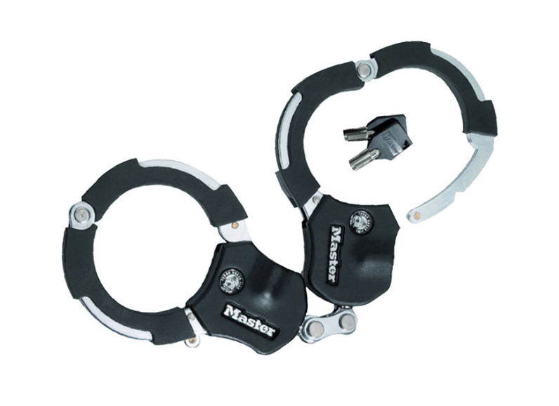 Master Lock Αντικλεπτική Κουλούρα Μοτοσυκλέτας Ασημί Χρώμα
