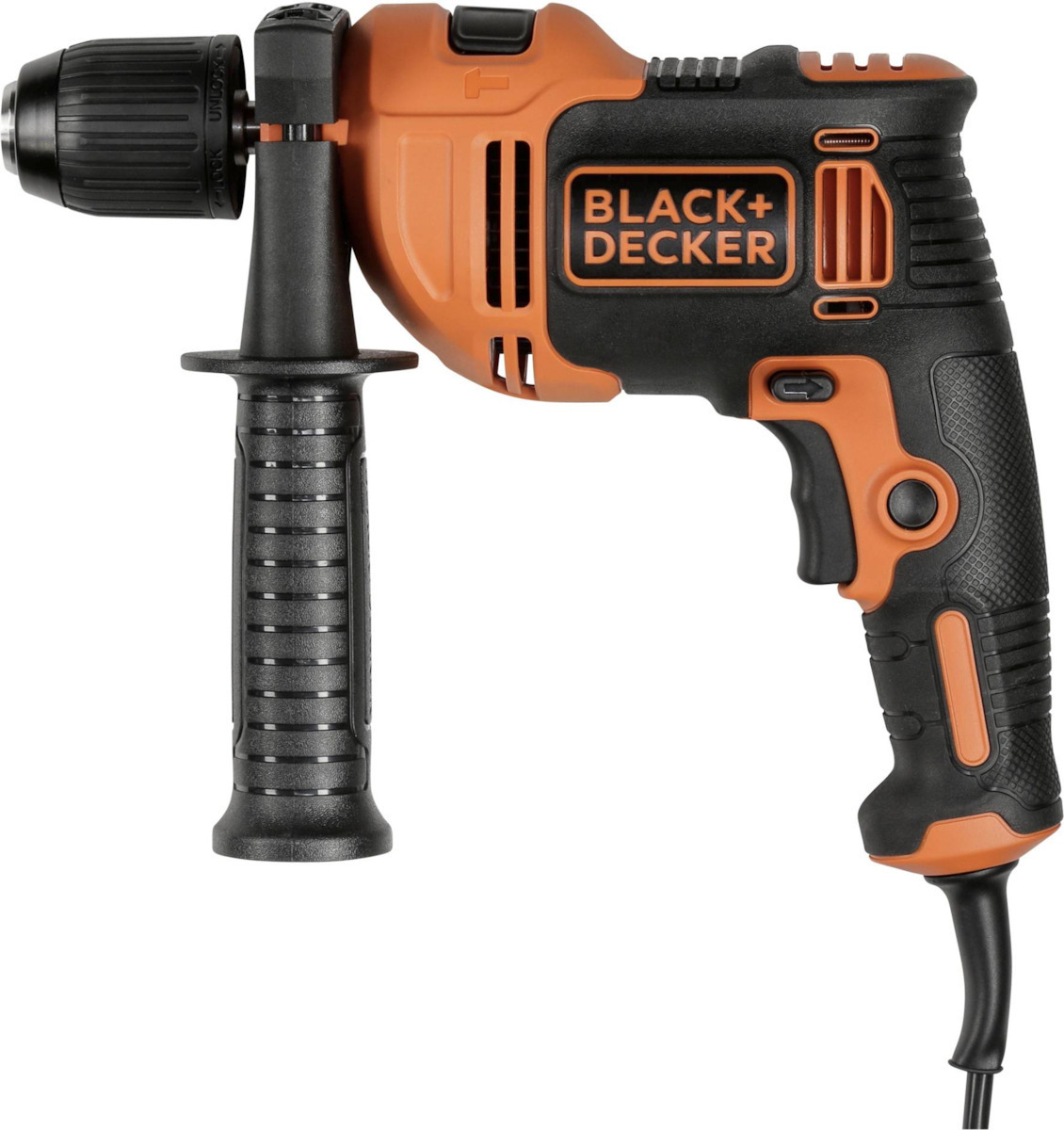 Black & Decker Κρουστικό Δράπανο 710W με 2x Τρυπάνια 6mm & 2x Τρυπάνια 8mm