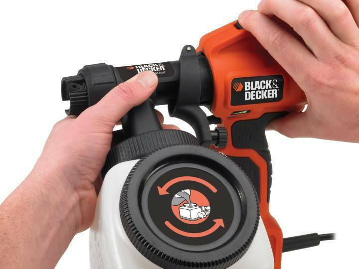 20220110161636_dc119e20 Black & Decker Ηλεκτρικό Πιστόλι Βαφής 400W με Δοχείο 1.2lt - Image 6