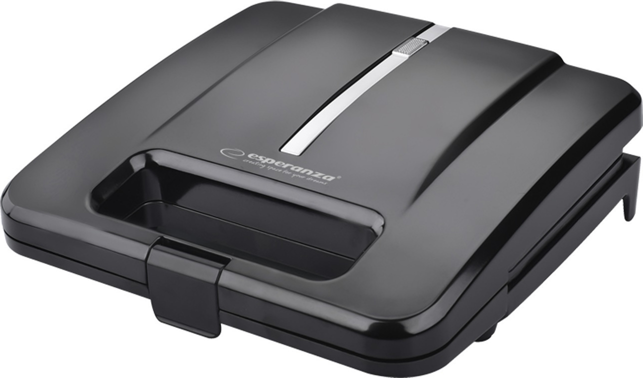 Esperanza EKT010 1000W για 2 Τοστ Μαύρη