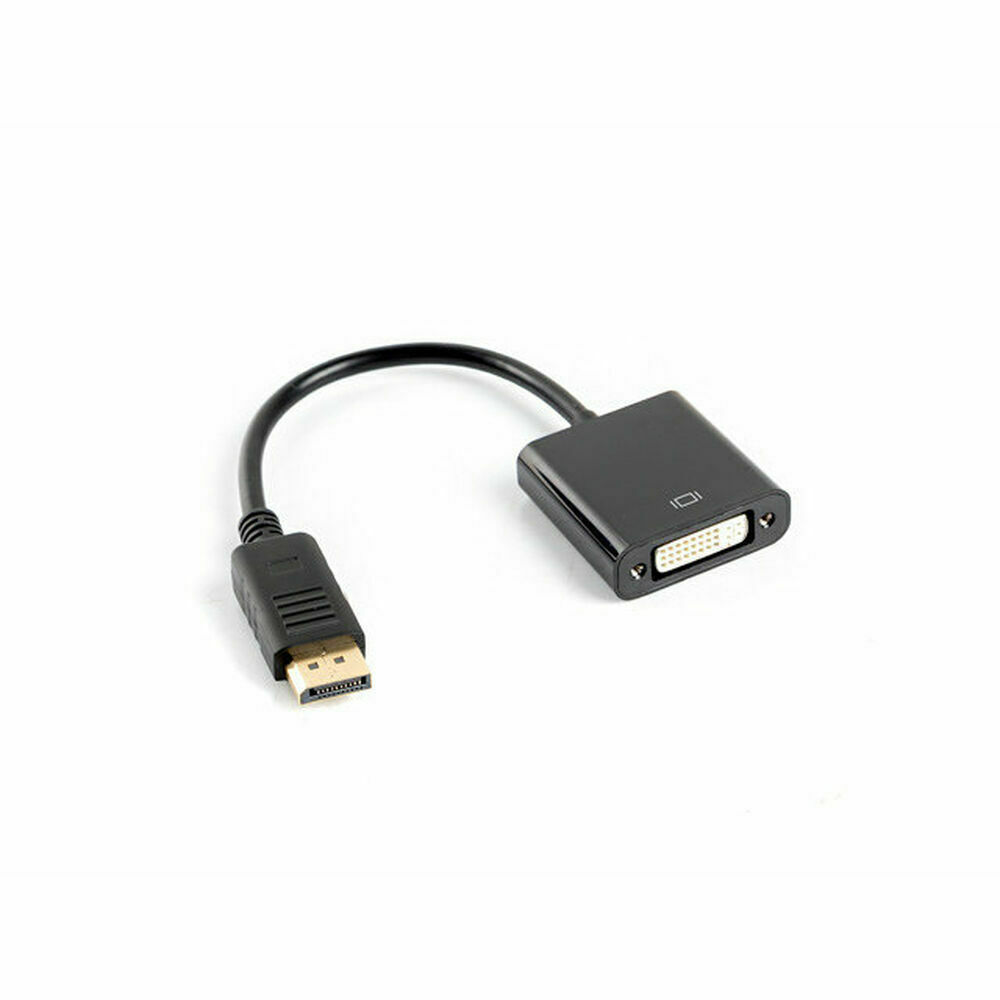 Lanberg DisplayPort male σε DVI-D female 1τμχ (AD-0007-BK)